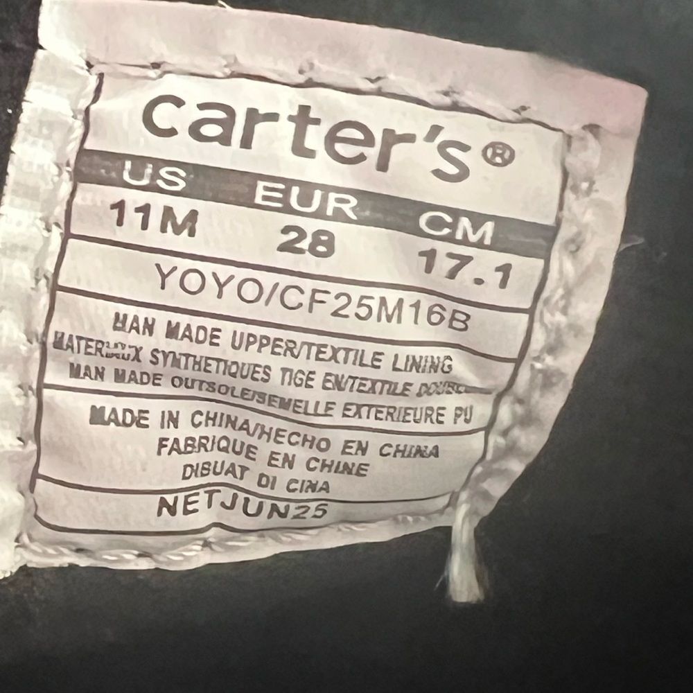 Carter's Yoyo Bow Accent Boot-Size 11 - Picture 6 of 7